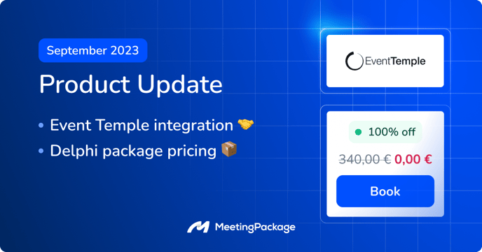 MeetingPackage September 2023 product update