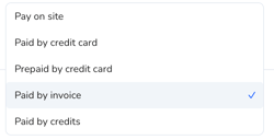 payment menthod